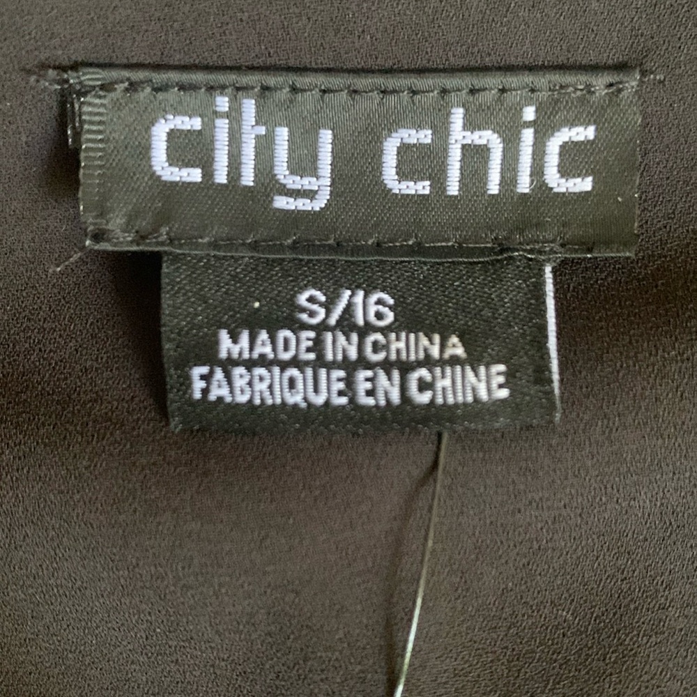 NWT City Chic Romee Dress Size 16 Black - Picture 5 of 6